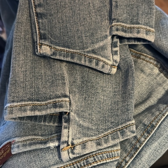 7 for all mankind b(air) ankle skinny stretch light wash jeans sz 30 - Picture 8 of 11